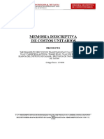 b.6 MEMORIA DESCRIPTIVA DE COSTOS UNITARIOS Y SU ANALISIS KARAMOLLE