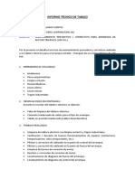 Informe Técnico de Tabajo - Autotec