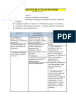 Treinamento para Colaboradores