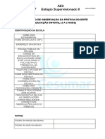 Relatório de Observação Da Prática Docente