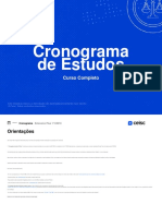 Cronograma de Estudos 110 Dias - Início em 04.07.2022 - Versao Padrao