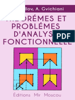 Kirillov, Gvichiani - Théorèmes Et Problèmes D'analyse Fonctionnelle - Mir - 1982