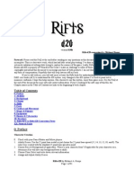 Rifts-D20 Systym