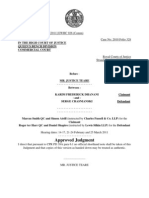 Dhanani V Crasnianski (2011) Contract Formation