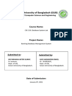 Banking Database Management System by Kazi Emad