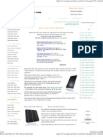 Bosch Solar Panel Explanation of Watts Volts Amps Related To Terms in Brochure