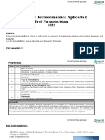 Termodinamica 1 Sem 2022