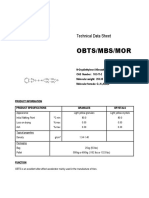 Obts/Mbs/Mor: Technical Data Sheet