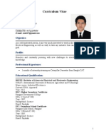 Mizan Zahir CV 2003