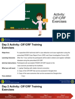 Activity 1 - CIF - CRF Exercises