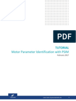 Tutorial Motor Parameter Identification With PSIM