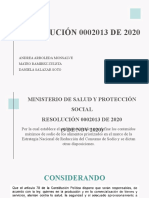 Resolución 2013 de 2020