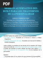 Modelo Alternativo Del DSM-5 para Los Trastornos de La Personalidad