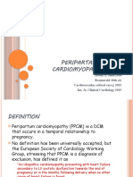 Peripartal Cardiomyopathy