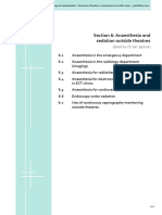 Anaesthesia and Sedation Outside Theatres