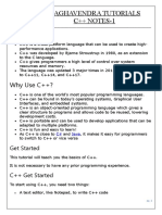 C++ Notes