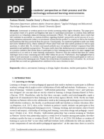 Co-Creating Rubrics: Students Perspective On Their Process and The Product Designed in Technology-Enhanced Learning Environments