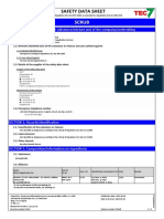 Scrub Safety Data Sheet EN