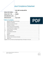 Dell Emc Poweredge Mx750c E04b E04b003 Dell Regulatory and Environmental Datasheet En-Us