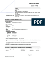 Coal Cure SDS