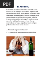 Investigación Sobre El Alcohol