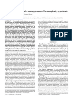 Horizontal Gene Transfer Among Genomes: The Complexity Hypothesis