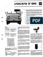 Volvo F86 Spec Sheets (Sweden)