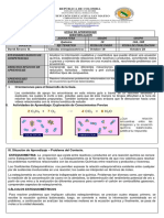 GUIA QUIMICA 10 Estequiometria