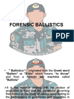 Forensic Ballistics