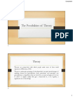 The Possibilities of Theory