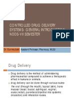 2160 - Controlled Drug Delivery System