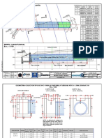 Plano de Emplazamiento en Planta Esc. 1:100: Coordenadas Y Cota Eje Solera Del Conducto