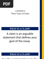 Lesson 8-Q2-Three Types of Claim