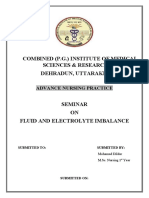 Seminar On Fluid-and-Electrolyte-Imbalance