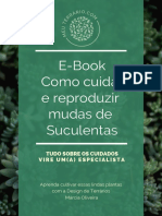 E-Book Como Produzir Mudas de Suculentas