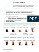 Starbucks Beverage Health and Wellness Fact Sheet - January 2022