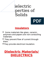 Dielectric Properties of Solids