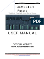 VoicemeeterPotato Manual