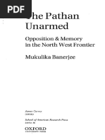 The Pathan Unarmed - Opposition & Memory in The North West Frontier-School of American Research Press - James Currey - OUP (2000)