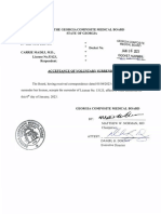 COVID-19 Quack Carrie Lynn Madej MD Voluntarily Surrenders Her Georgia Medical License GA (1/6/23)