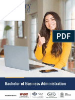 Bachelor of Business Administration: Accredited by