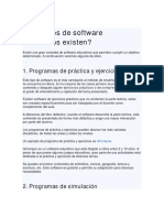 Tipos de Softwares