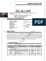 Ali New CV