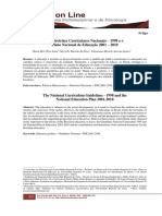 As Diretrizes Curriculares Nacionais - 1998 e o Plano Nacional de Educação 2001 - 2010