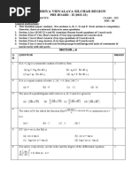 QP Maths XII KVS Silchar