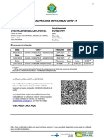 Cartão de Vacina Jonatas