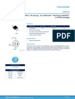 N-Channel 650 V, 95 Mω Typ., 24 A Mdmesh™ M5 Power Mosfet In D²Pak Package