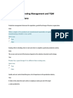 Production Operation Management and TQM Quiz To Final (EDITED)