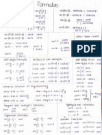 Trigonometric Formulas ALL IN ONE