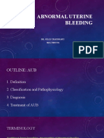 Abnormal Uterine Bleeding (AUB)